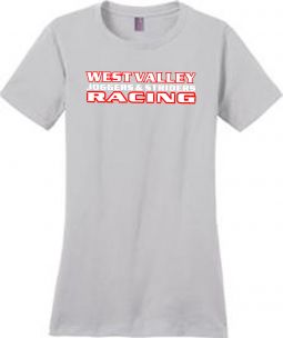 Women's Perfect Weight Soft Combed Ring Spun Cotton Tee, Silver